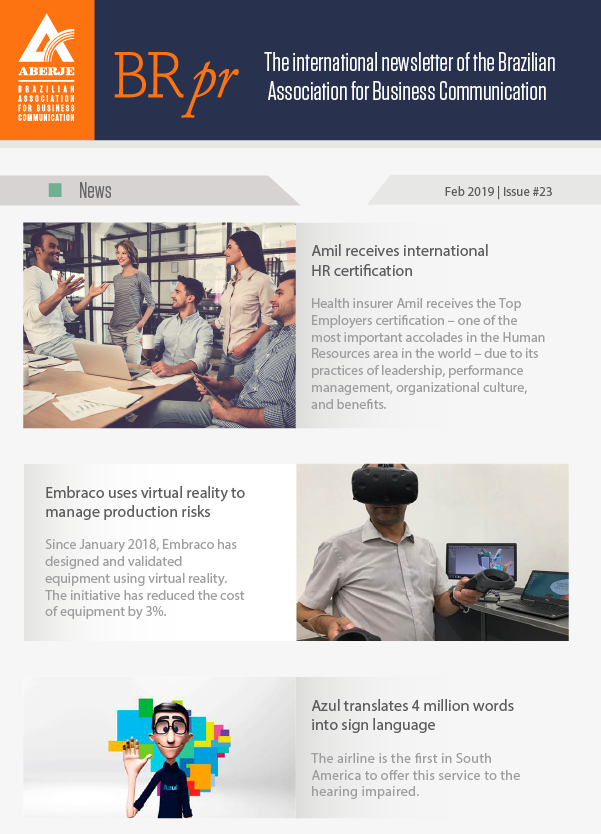 BRpr: The international newsletter of the Brasilian Association for Business Communication Feb 2018 | Issue #15