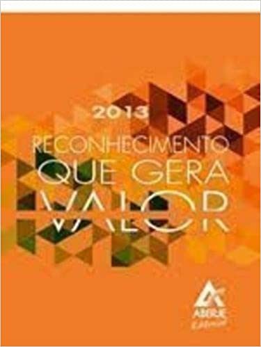RECONHECIMENTO QUE GERA VALOR PRÊMIO ABERJE 2013 capa