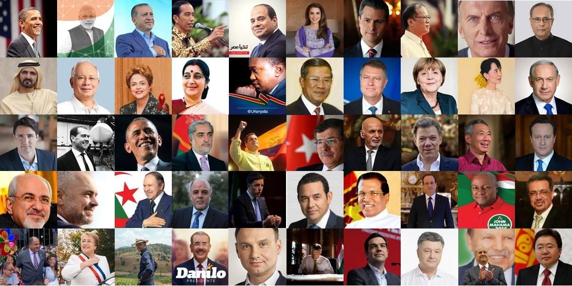 Os 15 líderes globais com mais seguidores no Twitter