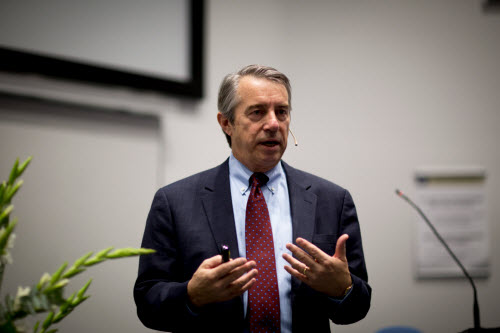 Roger Bolton, president of the Arthur W. Page Society